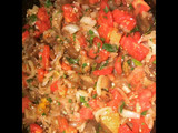 Баклажаны тушеные с овощами