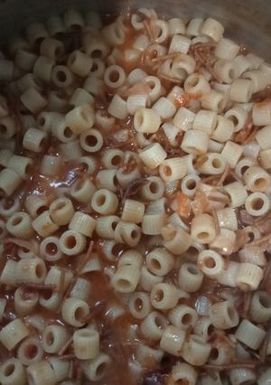 صورة لوصفة 🍝 معكرونة بالشعيرية 😋😋 تحفة