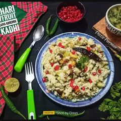 A picture of Falahari Dryfruit Moraiya Khichdi With Falahari Kadhi.