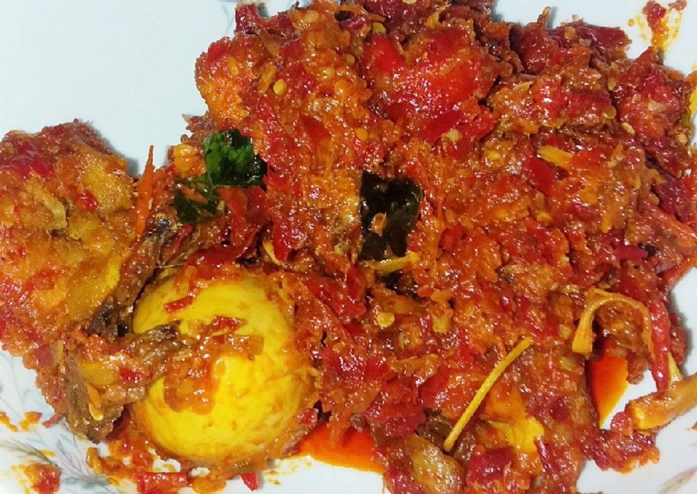 Ayam balado pedes banget