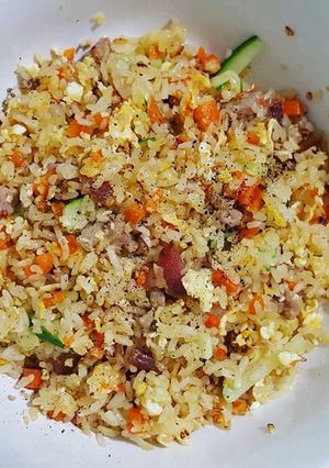 Hình của món Cơm chiên thập cẩm.