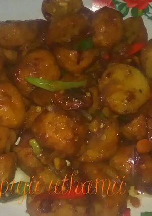 Foto resep Bakso tempe goreng