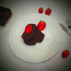 A picture of Chocolate loaf cake (eggless).