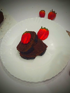 A picture of Chocolate loaf cake (eggless).