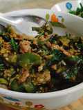 ผัดมะเขือยาวหมูสับ