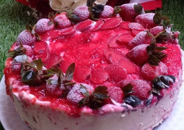 Bagaimana Bikin Berry cheese cake ala bunda jkb 😎 yang Lezat Sekali