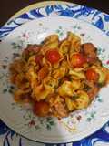 Italian sausage farfalle