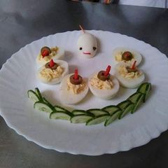 A picture of Egg salad.