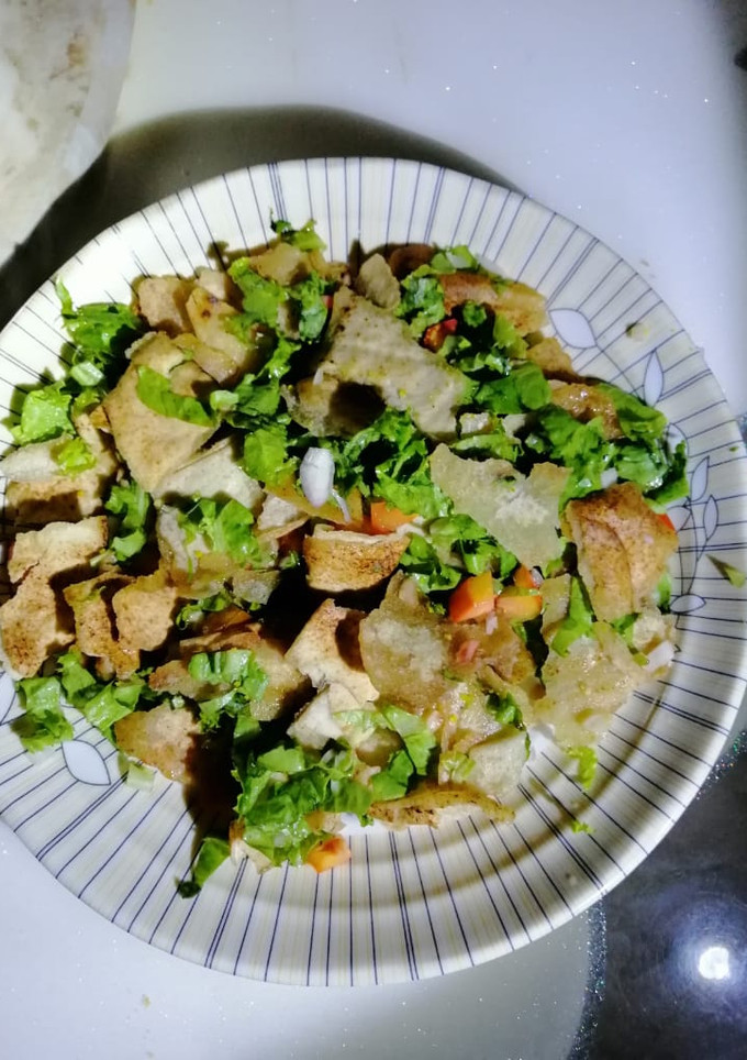 A picture of Cryspy salad.