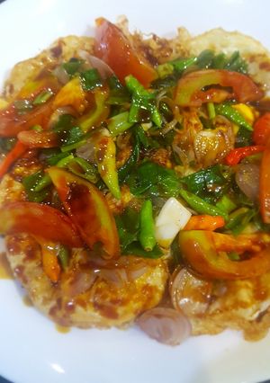 Foto resep Telor ceplok bumbu kecap