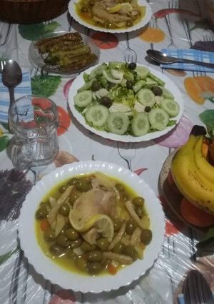 صورة لوصفة طاجين زيتون
