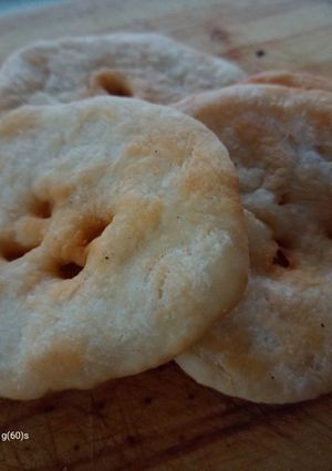 Una foto de Torta frita con 330gr de grasa