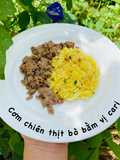 Cơm chiên thịt bò bằm vị cari