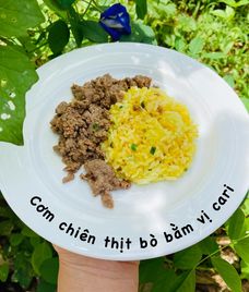 cơm chiên thịt bò bằm