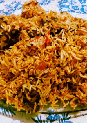 A picture of Chatpata Chicken Pulao.