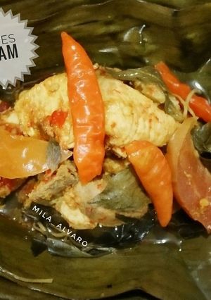 Foto resep Pepes Ayam jamur enak seger
