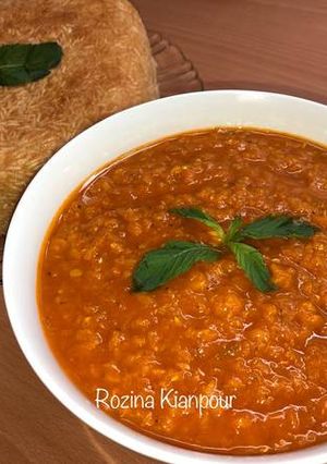 A picture of Lentil Dal (Lentil Soup).