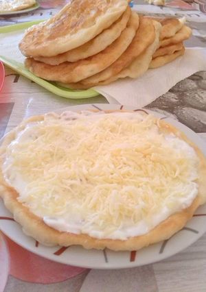 Lángos recept fotója