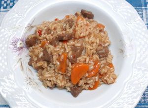 Una foto de Guiso de arroz