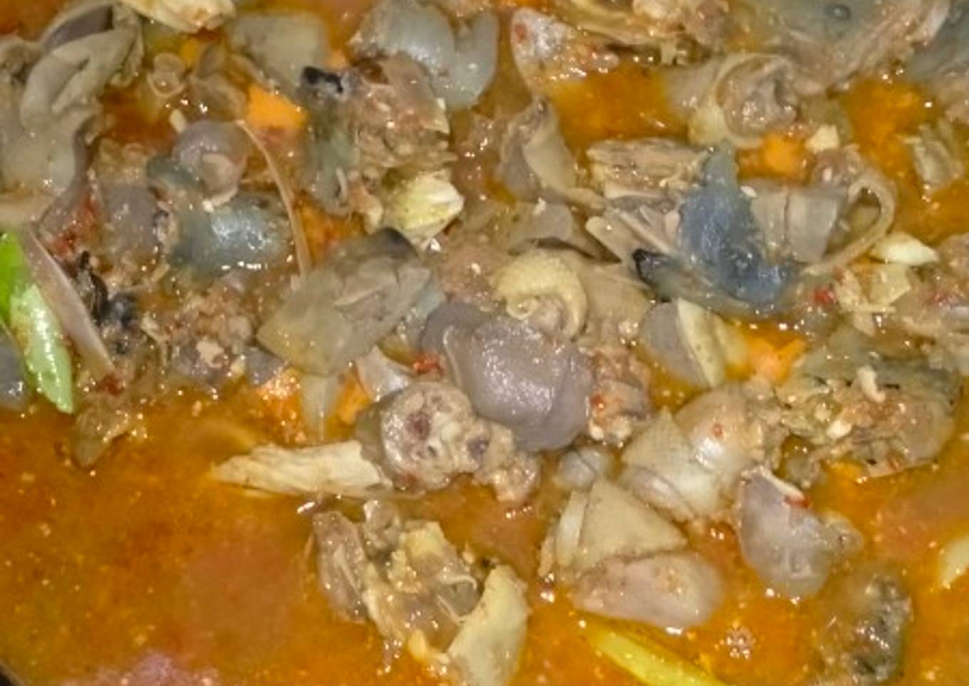 Rica rica kepala bebek dan ati ampela