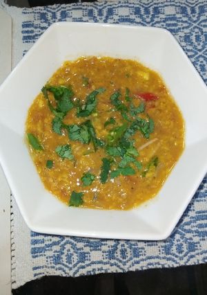 A picture of Chilli Tarka Daal.