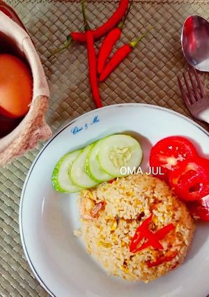 Foto resep Nasi goreng udang
