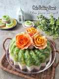 Puding cake dawet ayu khas jawa tengah