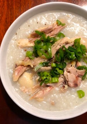 Hình của món Cháo gà.
