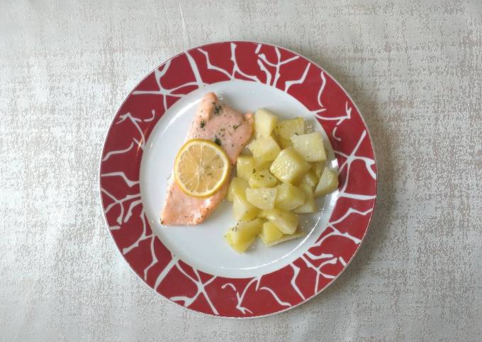 Ricetta Salmone Al Forno Con Patate Di Mattea Sica Idolciditea Cookpad