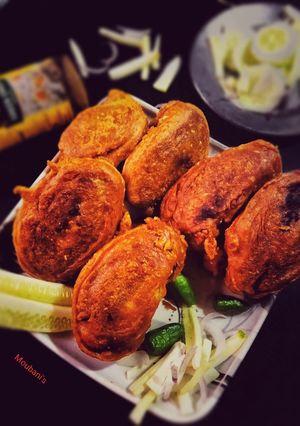 স্টাফড আচারি পটল ফ্রাই (Stuffed Achari Potol Fry recipe in Bengali) রেসিপির প্রধান ছবি