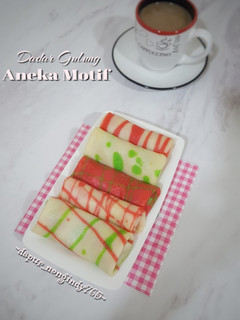 Foto resep Dadar Gulung Aneka Motif