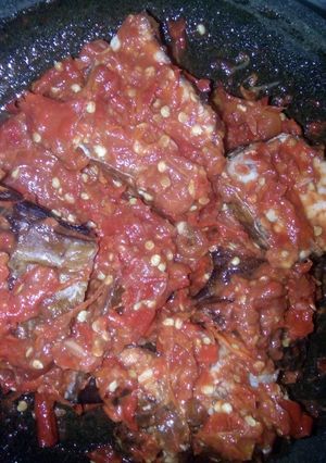 Foto resep Sambal Ikan Pari Asap
