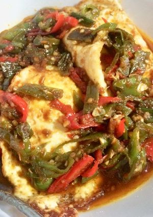Foto resep Telur bumbu cabe ijo