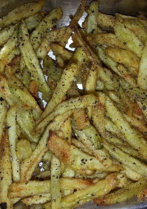 A picture of Salt N' Pepper Paleo Sweet Potato Fries..