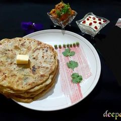 A picture of Aloo Paratha.