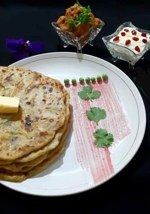 A picture of Aloo Paratha.