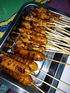 Foto resep Sate Ayam & Sosis Bakar