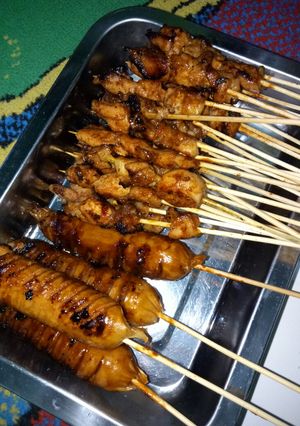 Foto resep Sate Ayam & Sosis Bakar