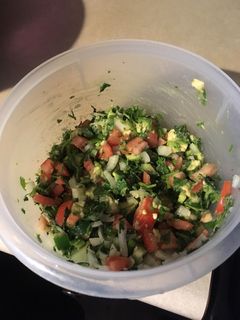 Una foto de Pico de gallo