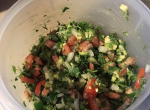 Una foto de Pico de gallo