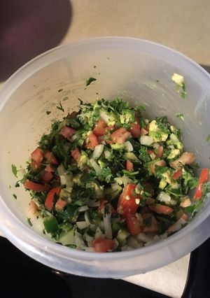 Una foto de Pico de gallo