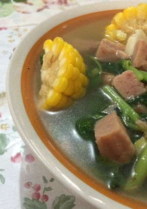 Foto resep Bayam Jagung Sederhana