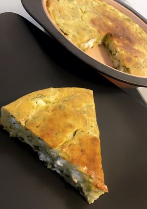 Pispili me spinaq | Albán spenótos pite recept fotója