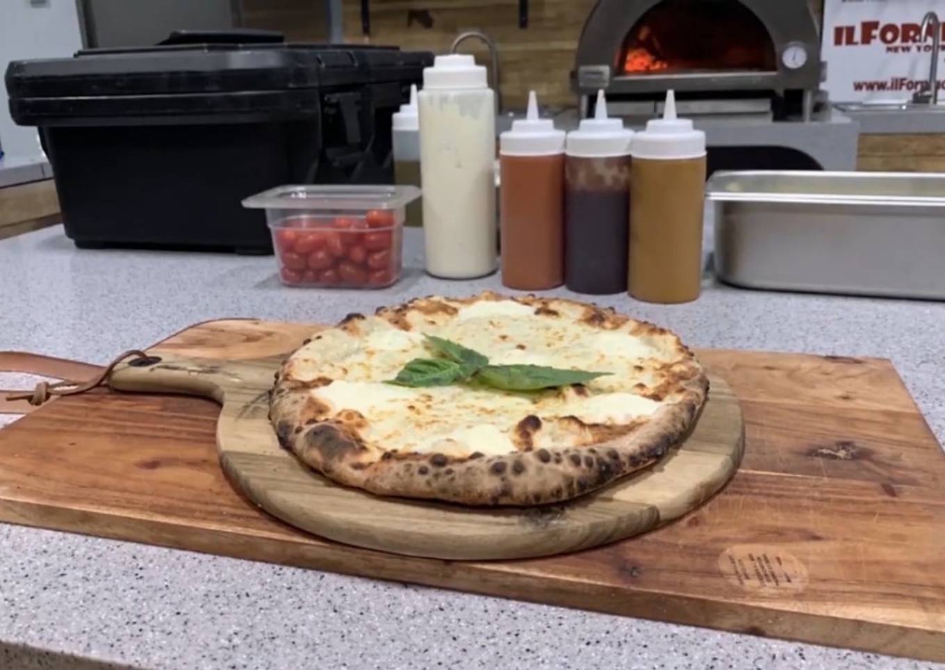 Cook a White Pizza - Pizza Blanca Recipe in your Wood Fired Pizza Oven by ilFornino