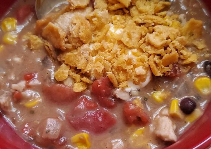 Recipe of Any-night-of-the-week Lauren&#39;s Chicken Tortilla Soup