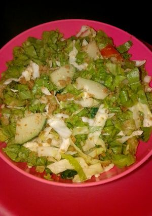 A picture of Kwadon salad.