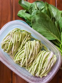 Foto resep Mie Hijau Sawi
