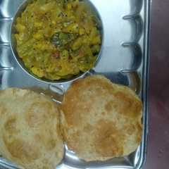 Poori with Potato Masala-レシピのメイン写真