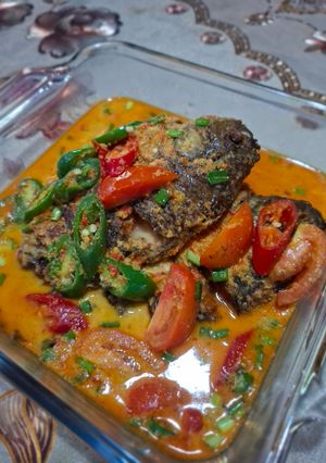 Foto resep Ikan masak santan pedes