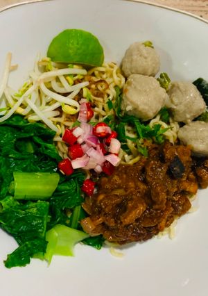 Foto resep Mie Ayam Bakso Enak Ala abang-abang